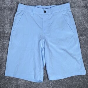 Rorie Whelan Chino Shorts‎ Men's 30 Blue Stretch Quick Dry Performance